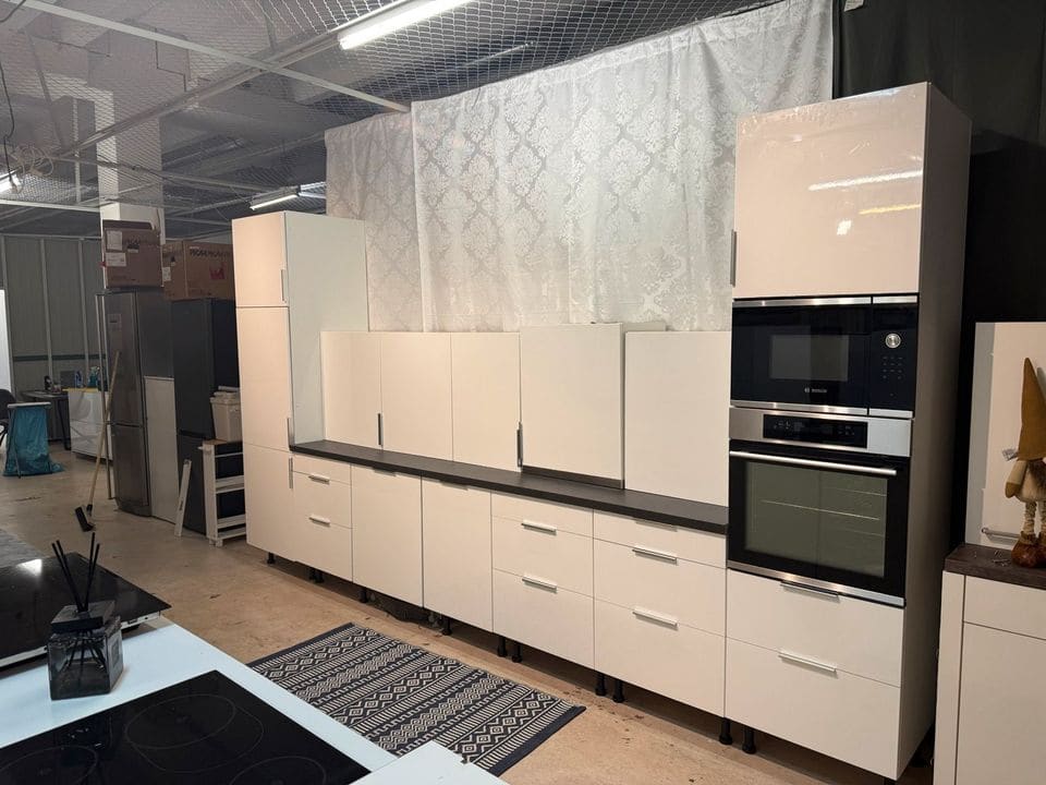Einbauküche Ikea Weiß Hochglanz 4.20 Küche inkl Geräte